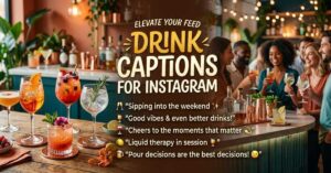 Drink captions for instagram