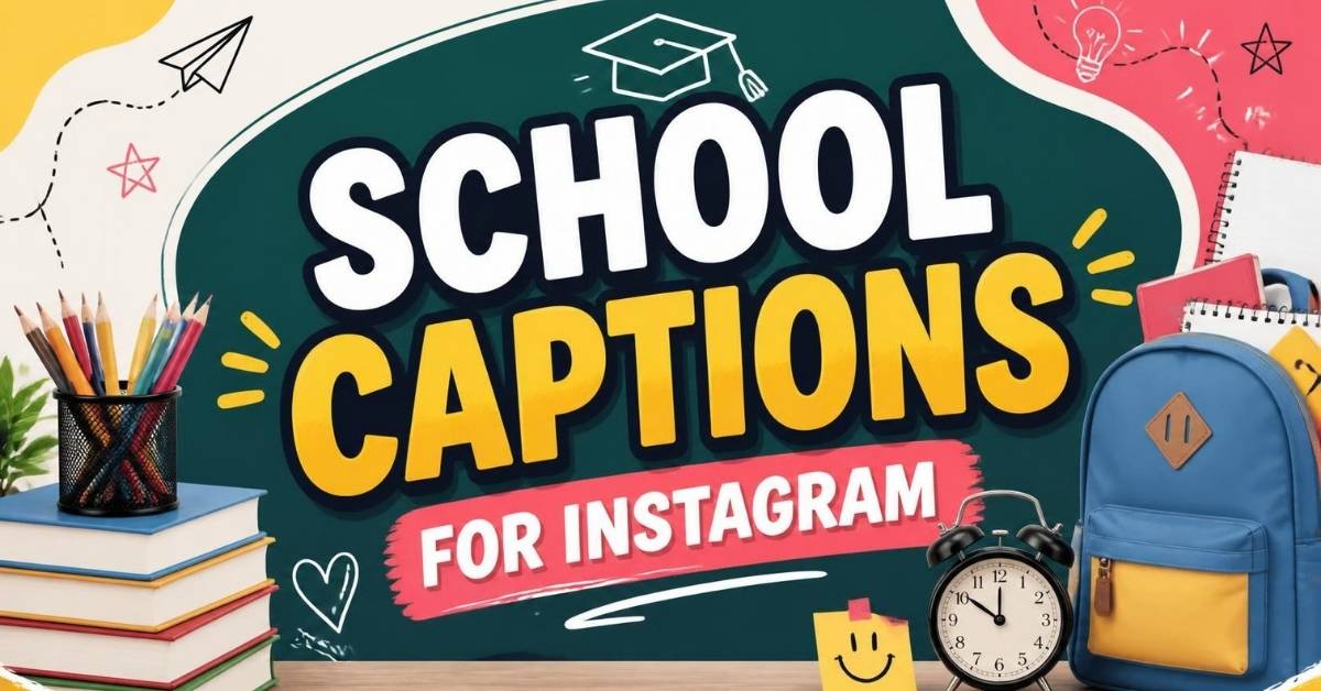 school captions for instagram