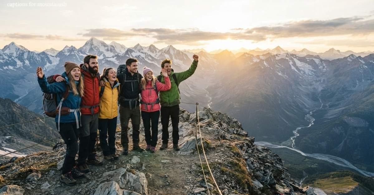captions for mountains